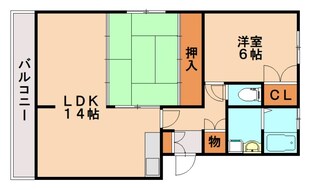 大野城駅 徒歩8分 2階の物件間取画像